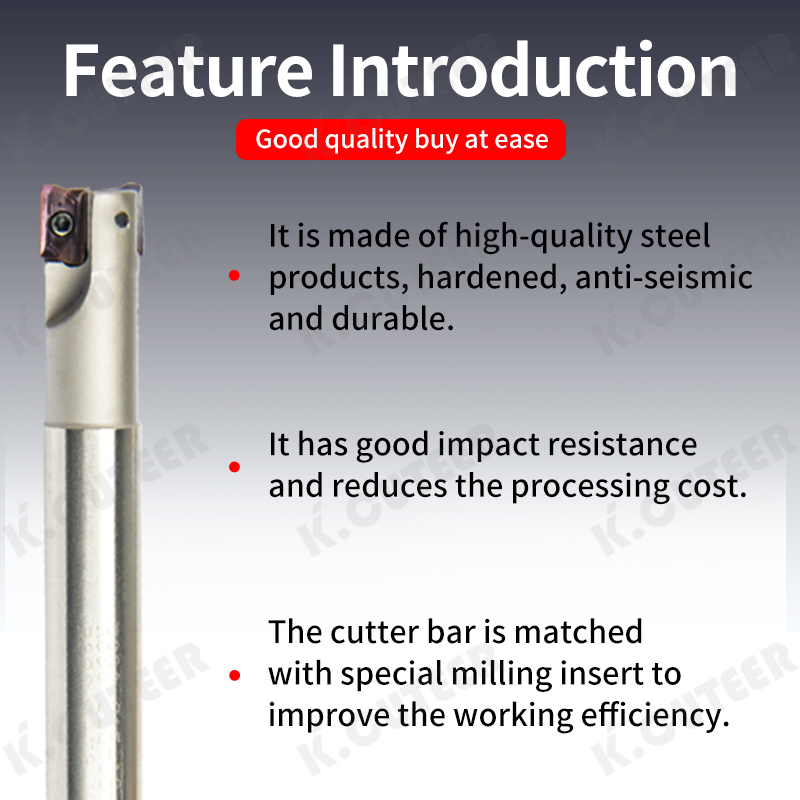 R390 Precision Anti-Vibration Vertical Milling Cutter for Enhanced Performance