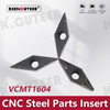 VCMT Carbide Insert for SVJCR/L Cutter CNC Lathe External Turning Tool Blade for Steel