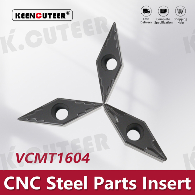 VCMT Carbide Insert for SVJCR/L Cutter CNC Lathe External Turning Tool Blade for Steel