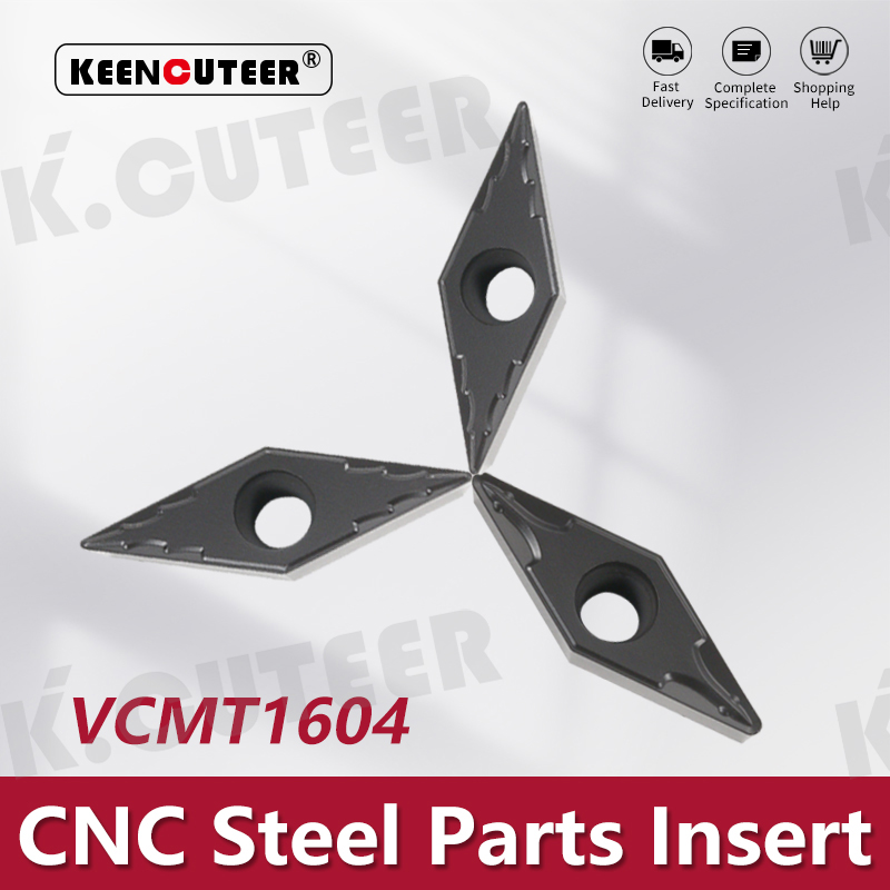 VCMT Carbide Insert for SVJCR/L Cutter CNC Lathe External Turning Tool Blade for Steel