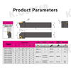  External Thread Turning Tools Lathe Cutter 16IR Carbide inserts CNC Holder