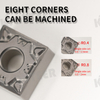 SNMG1204 Carbide Insert for Cermet MSDNN External Turning Tool