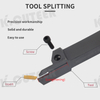 Carbide Insert lengthen MGEHR Straight Shank External Tool Holder Lathe Bar