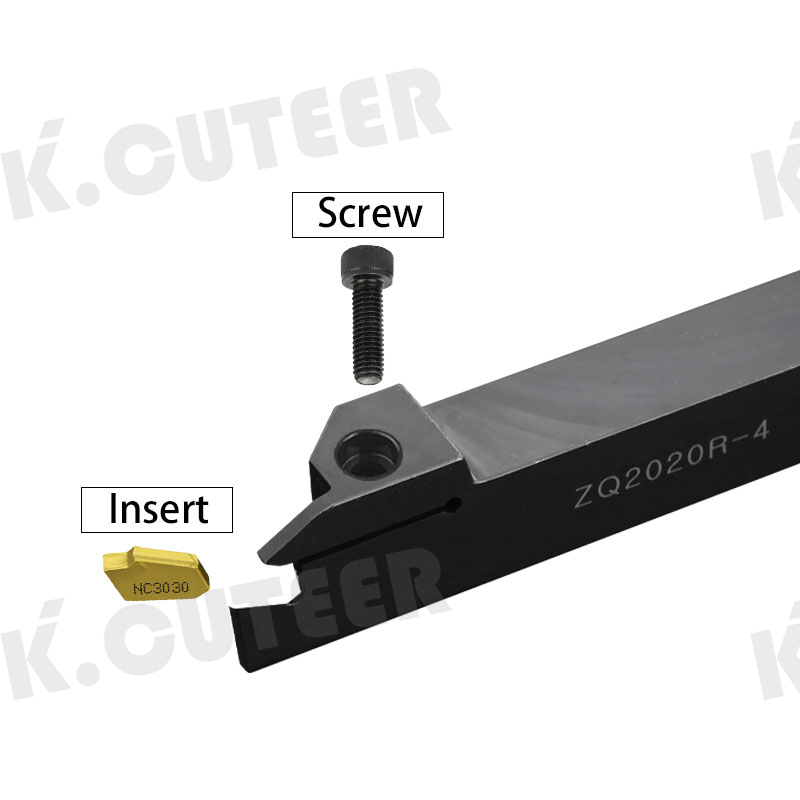 ZQ-R Grooving Tool NC Lathe Machining Cutting Toolholder Metal Grooving Blades