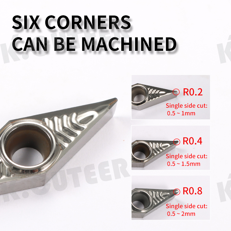 Aluminum Carbide Insert for SVJBR Lathe Parts CNC External Turning Tool