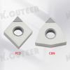 Diamond CBN two-sided insert cutter CNC indexable insert PCD two-sided insert 