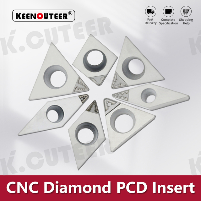 Diamond PCD blade Chip blade cutter cnc indexable insert turning tool 