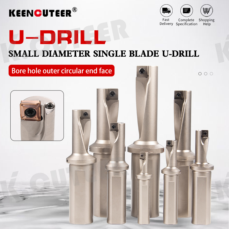 Single-edged drilling, small-diameter rapid drilling, lathe blade, water-jet drill bit