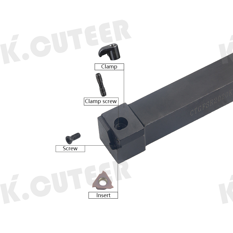 Groove cutting boring bar tool holder use in CNC tool CGBSR and CTGFSR
