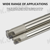 CNC Tool Cemented Carbide Blade EPNW High Feed Fast Cutting End Milling Cutter