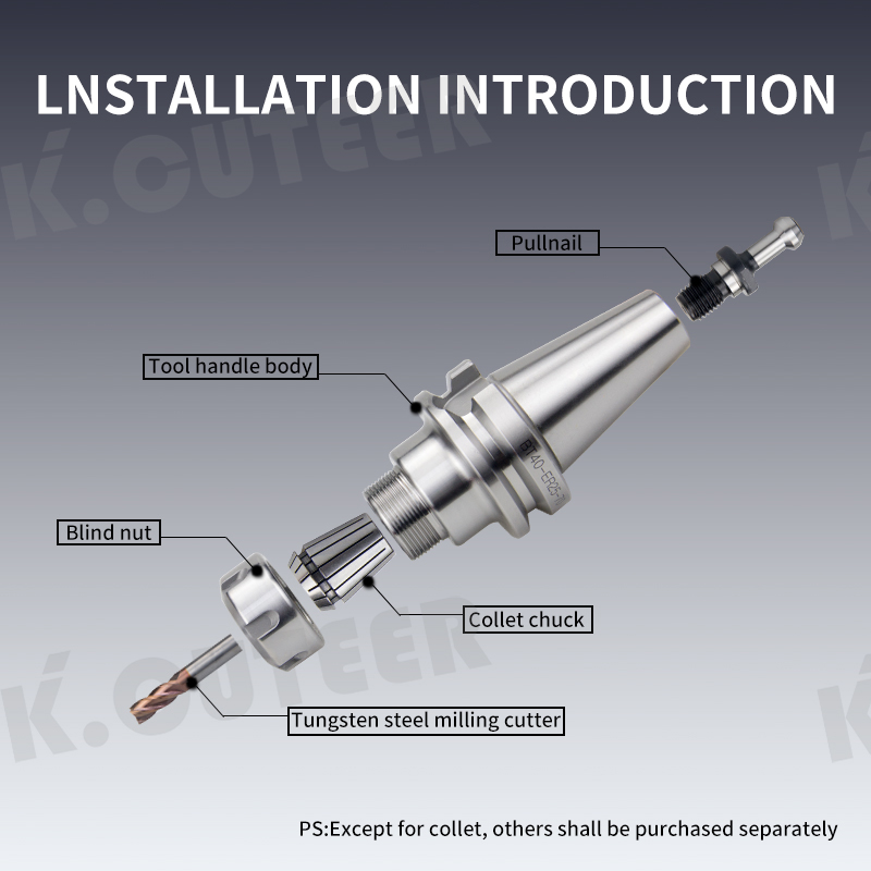High Accuracy Collet Chuck ER11/16/20 /25/32 Power Tool Parts for CNC Milling Machines