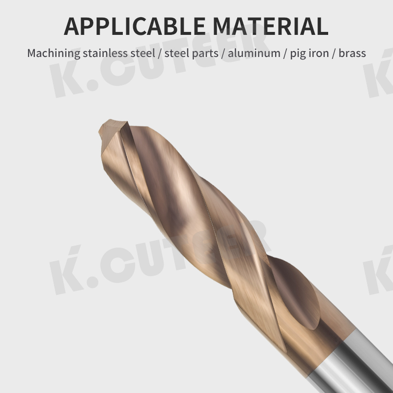 Tungsten Steel Bit D1.8~D15.5 40~100L Carbide Twist Drill Bits for CNC Metal Drilling End Mill