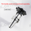 Three-sided edge milling cutter SMP 06/08/12 63mm-125mm FMB22 T-slot side milling cutter head 