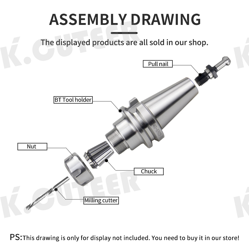 Left Hand Single Flute Spiral Milling Cutter Tungsten Steel Carbide End Mill