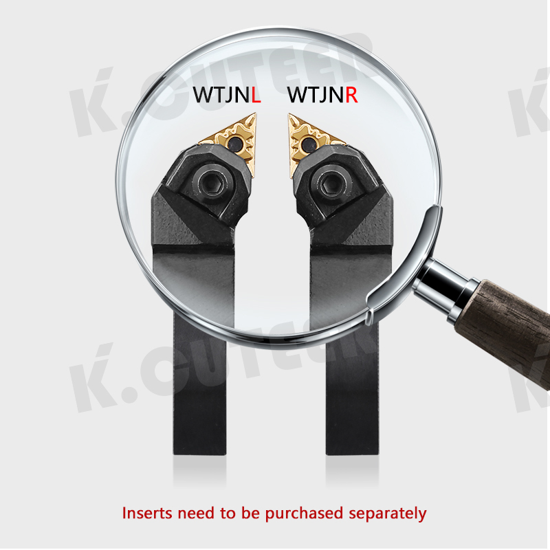  WTJNR2525M16 External Triangul Turning Tool Holder TNMG Carbide Inserts