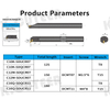Tungsten Steel Cutter Bar Internal Hole Turning Tool DCMT Carbide Blade Lathe