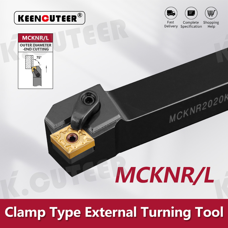 External Turning Tool Holder CNMG Carbide Inserts MCKNR/L Lathe Cutting Tools Set