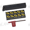 SDQCR1616H11/SDQCR2020K11/SDQCL2525M11 External Turning Tool Holder DCMT/DCGT11 Carbide Inserts 
