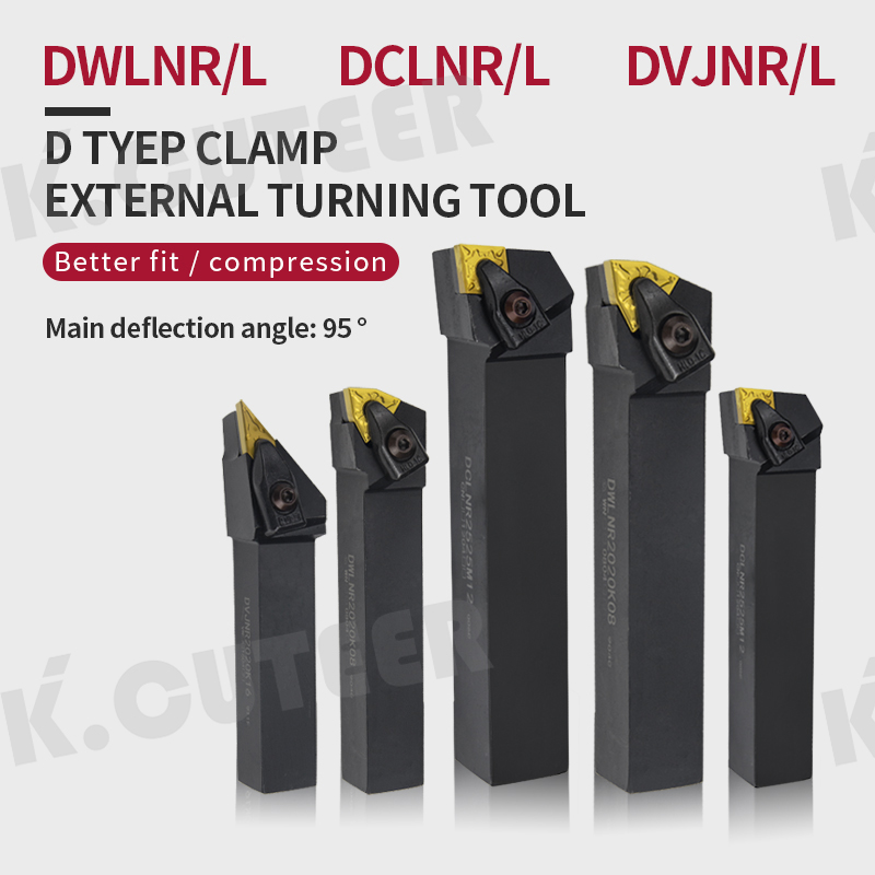 95 Degree CNC External Turning Tool Holder DWLNR/L DCLNR/L DVJNR/L