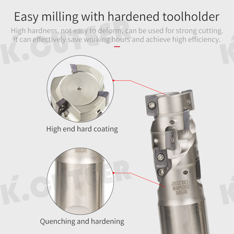D20-Ap11/D50 Ap16 Corn Milling Cutter Bar 120-175mm 2t/3t Milling Tool Holder