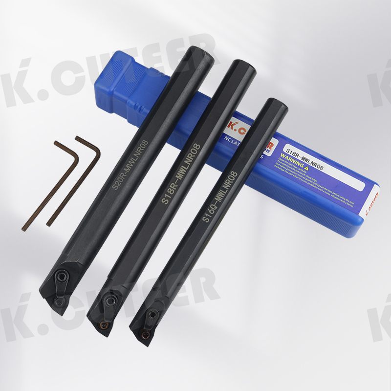 Full series S16Q-MWLNR06 S20R-MWLNR06 S25S-MWLNR06 Internal Turning Tool Holder WNMG Carbide Inserts