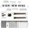 D16R-MW04R D20R-MW04L D25R-MW08H Spring steel Double head Internal Turning Tool Holder WNMG Inserts