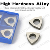 Carbide Shim Seat Alloy Insert Pad Accessories for Turning Tool Holder