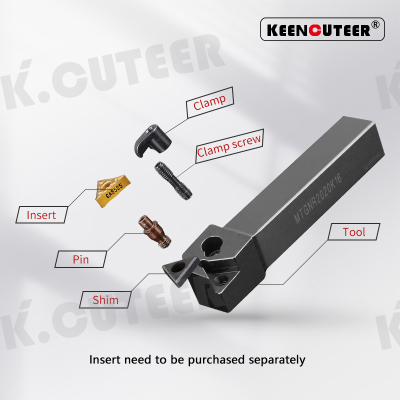 External Turning Tool Holder TNMG Carbide Inserts Lathe CNC Cutting Tools