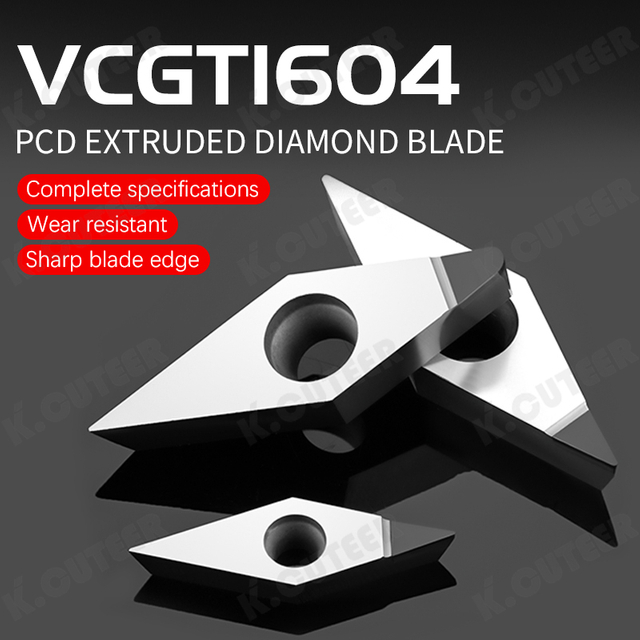 Diamond Blades Vcgt160408 Gemstone Blades, Cutting Blades, CNC Lathes