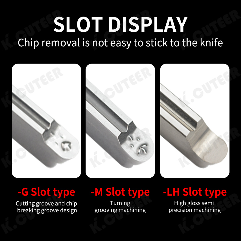 MGGN H01 Hard Alloy Round Head Blade 150-500mm for Aluminum CNC Groove Cutting - Precision Industrial Tool