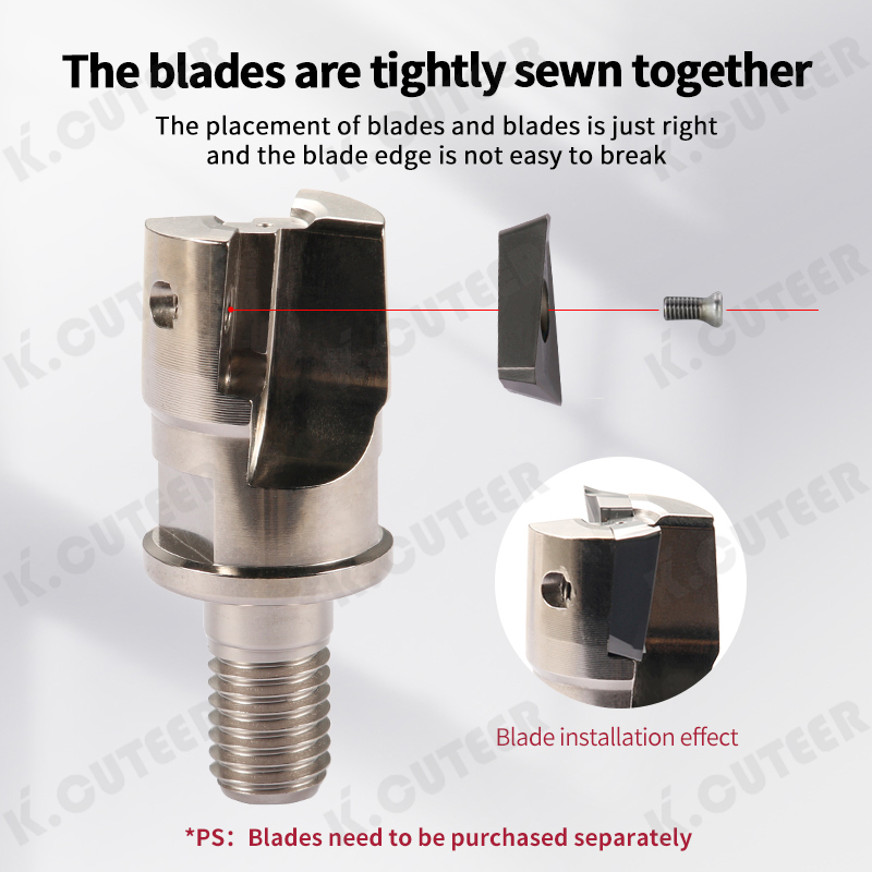 High-Performance Split-Type Milling Cutter Head for Seismic Resistance