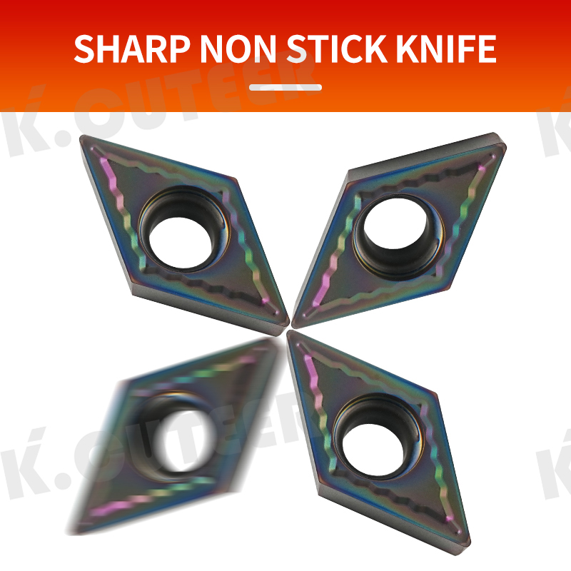 CNC Hardened Cutting Inserts Dcmt-Yz5010 High-Hardness Steel Peach-Shaped External Turning Insert