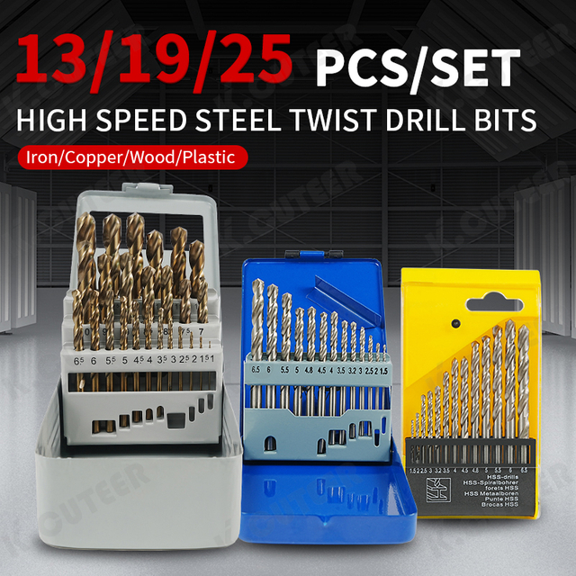 Tungsten Carbide Round Shank Jobber Drill Bits Twist Drill Bit Woodworking