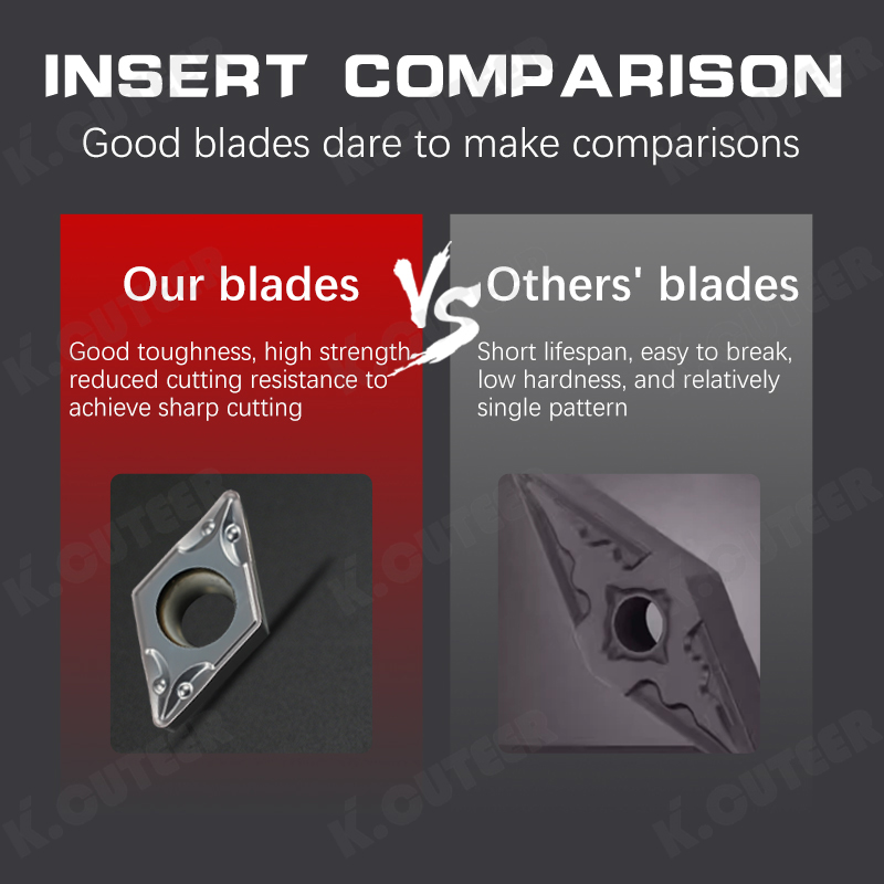 CNC Cutting Tool Dcmt Yz735 Yz7225 Stainless Steel Diamond-Shaped Small Cutting Insert