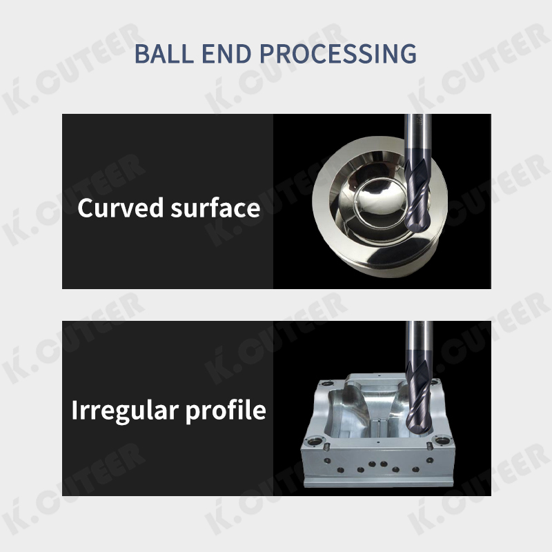High-Quality Ball Nose End Mill for CNC Machining