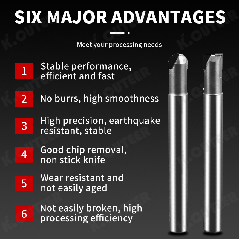 PCD Diamond Chamfer Milling Cutter Carbide Countersink Engraving Bits