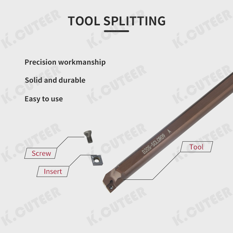 CNC Tool Holder Spring Steel Inner Hole Tool Holder