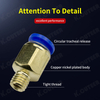 Durable PC Quick Coupling Fittings for Pneumatic Systems