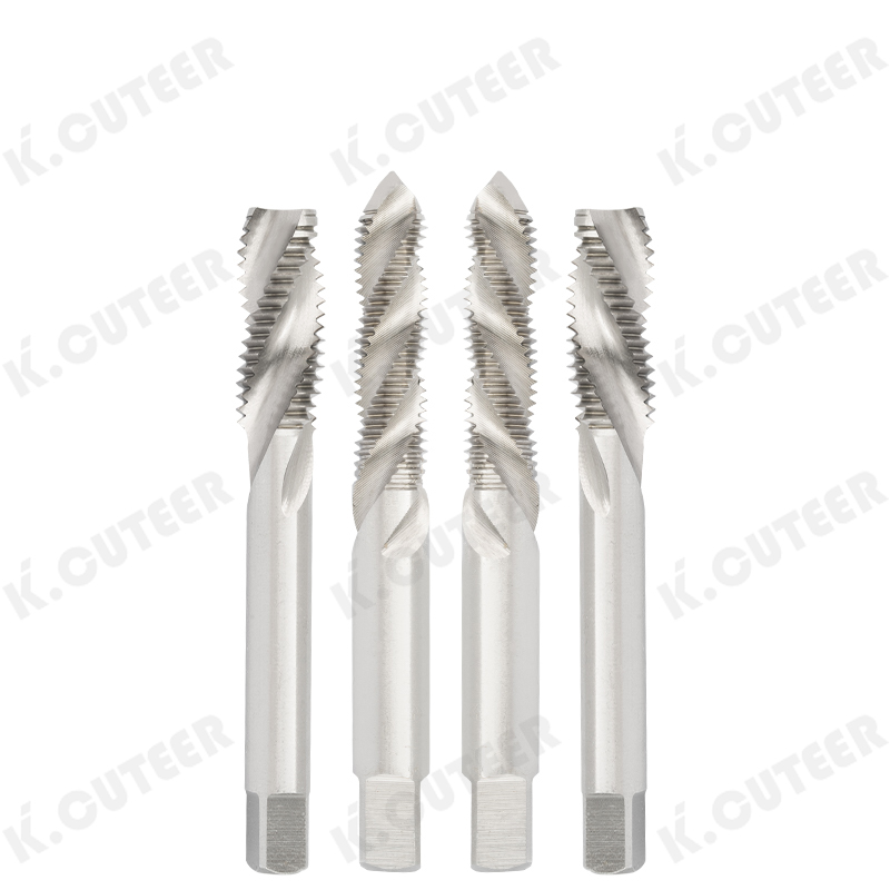 M2 Machine Screw Tap High-Speed Steel Spiral Flute Tap for Stainless Steel