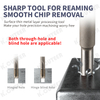 H7 H8 Straight Shank Reamer Tungsten Carbide High Precision