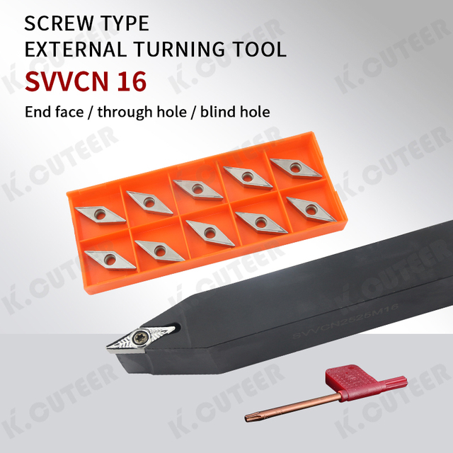CNC Lathe Tool Svvcn Screw-Type External Turning Tool