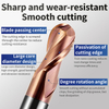 HRC 55° CNC Milling Cutter 0.5-4mm Tungsten Steel Ball Nose Cutter