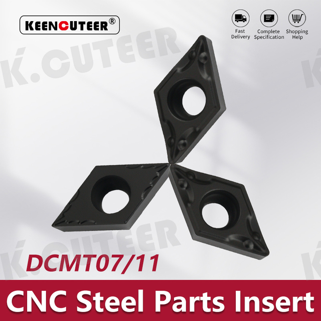 DCMT Blade for Steel DCMT07 DCMT11 TM/TF YZ6030 Carbide Insert for SDJCR