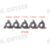 T16N Grooving and Cutting Insert
