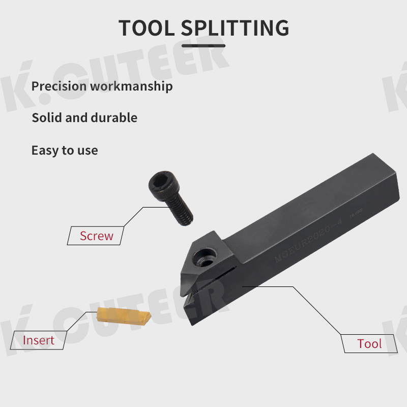 MGEUR2525-4 Grooving holder MGMN200/300/400 CNC Lathe Insert for Turning Tool