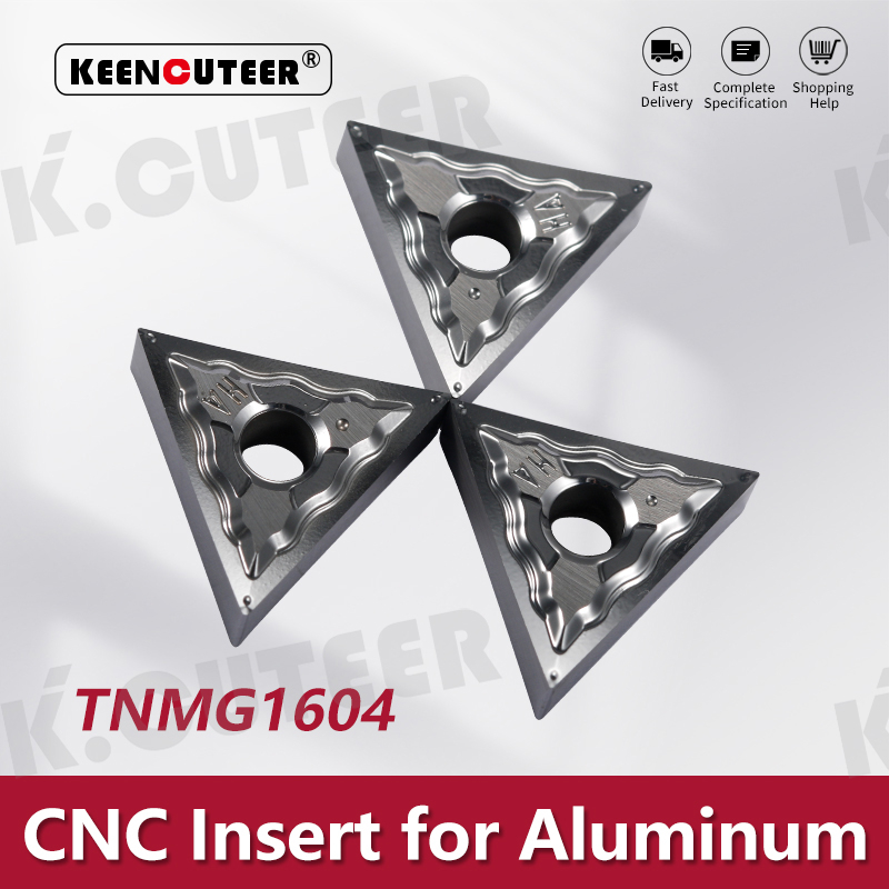 TNMG16 Carbide Insert for Aluminum MTJNR/L External Turning Tool 