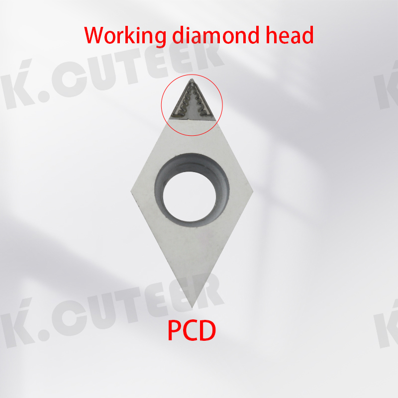 Diamond PCD blade Chip blade cutter cnc indexable insert turning tool 
