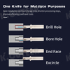 Single-edged drilling, small-diameter rapid drilling, lathe blade, water-jet drill bit