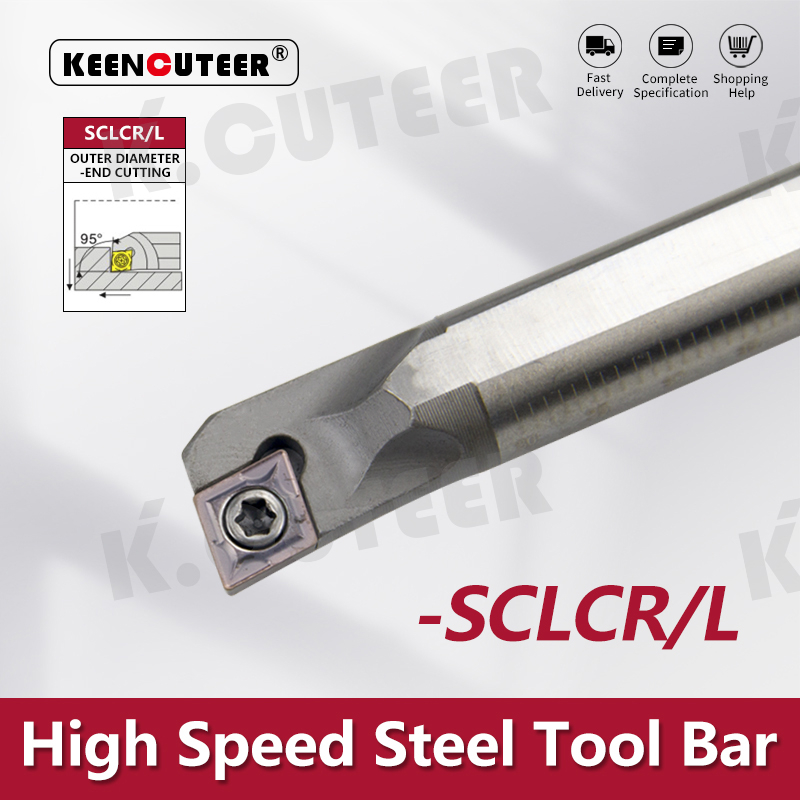 High speed steel arbor Internal hole Turning Tool CCMT carbide blade lathe tool set