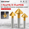90 Degree Slant Hole Chip Chamferer M35 Cobalt Coated Drill Bit